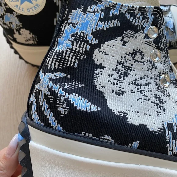 ✨RESTOCK ✨ CONVERSE JACQUARD RUN STAR HIKE HI - WOMENS SIZE LISTED ✏️ - Picture 9 of 10